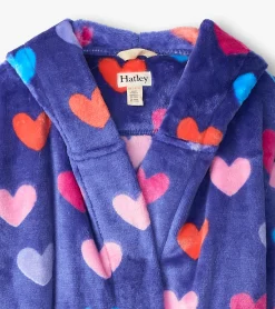 Outlet Hatley Baby Girls Hearts Fleece Robe