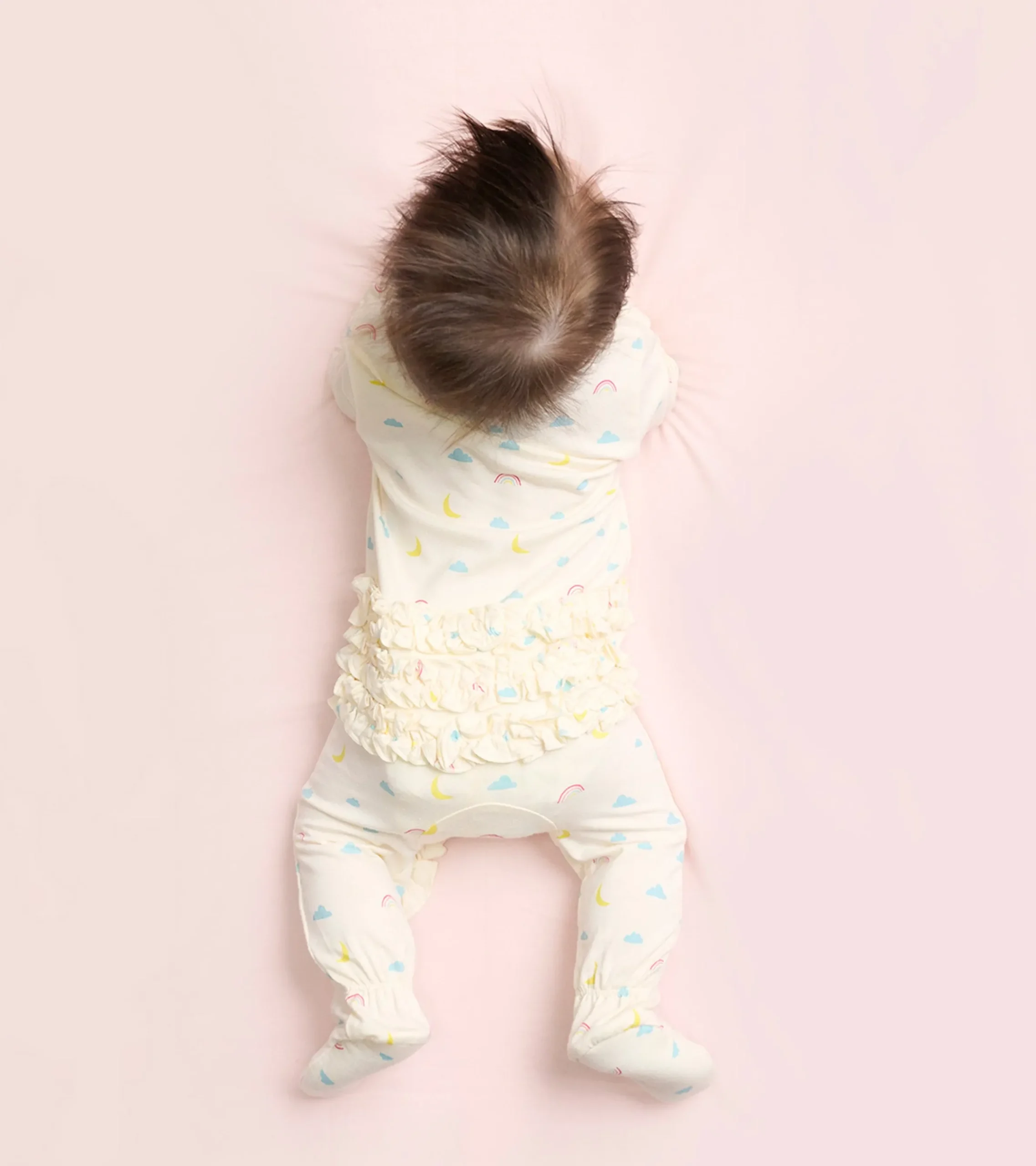 New Hatley Baby Girls Lucky Charms Footed Sleeper