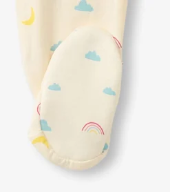New Hatley Baby Girls Lucky Charms Footed Sleeper