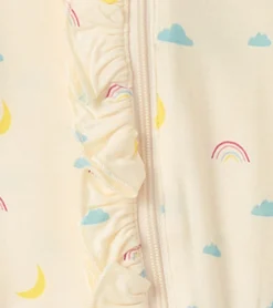 New Hatley Baby Girls Lucky Charms Footed Sleeper