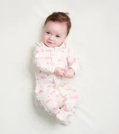 Sale Hatley Baby Girls Pink Starry Night Footed Sleeper