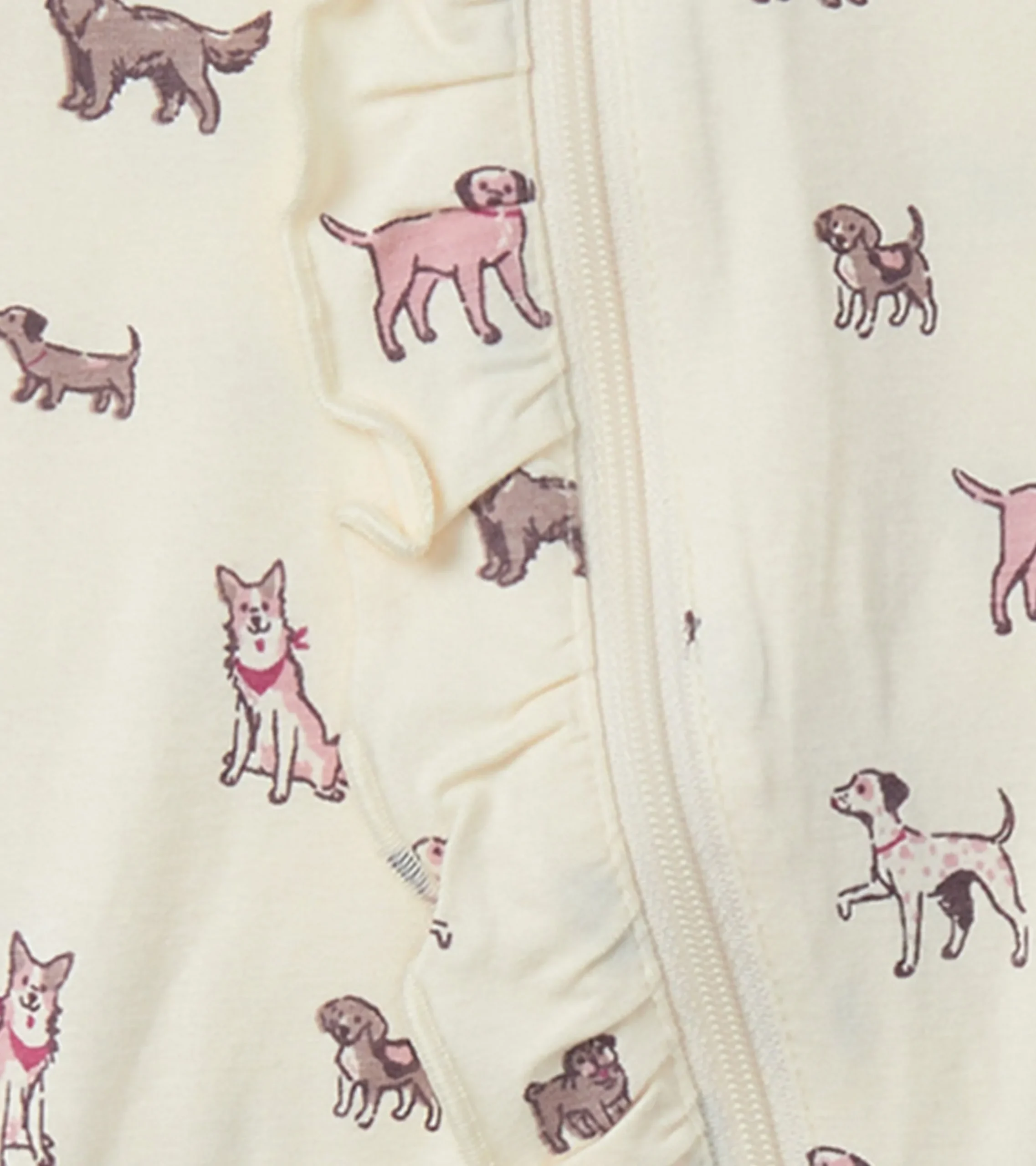 Online Hatley Baby Girls Playful Puppies Footed Sleeper
