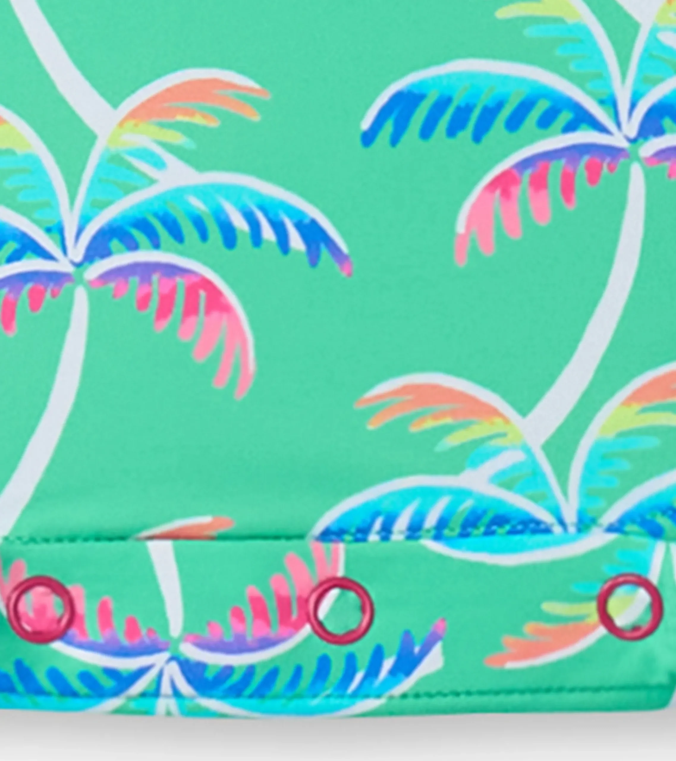 New Hatley Baby Girls Rainbow Palm Rashguard Swimsuit