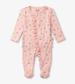Best Hatley Baby Girls Springtime Ruffle Footed Sleeper