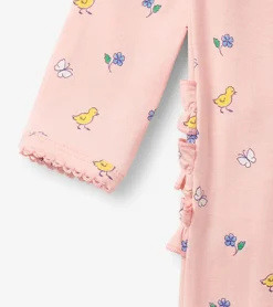 Best Hatley Baby Girls Springtime Ruffle Footed Sleeper