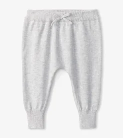 Hatley Baby Grey Melange Pull On Sweater Pants