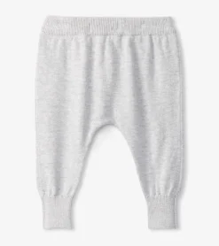 Hatley Baby Grey Melange Pull On Sweater Pants