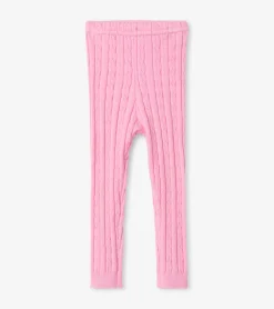 Online Hatley Baby Pink Cable Knit Leggings