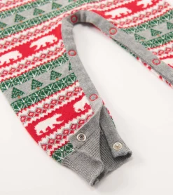 Sale Hatley Baby Polar Bear Fair Isle Sweater Romper