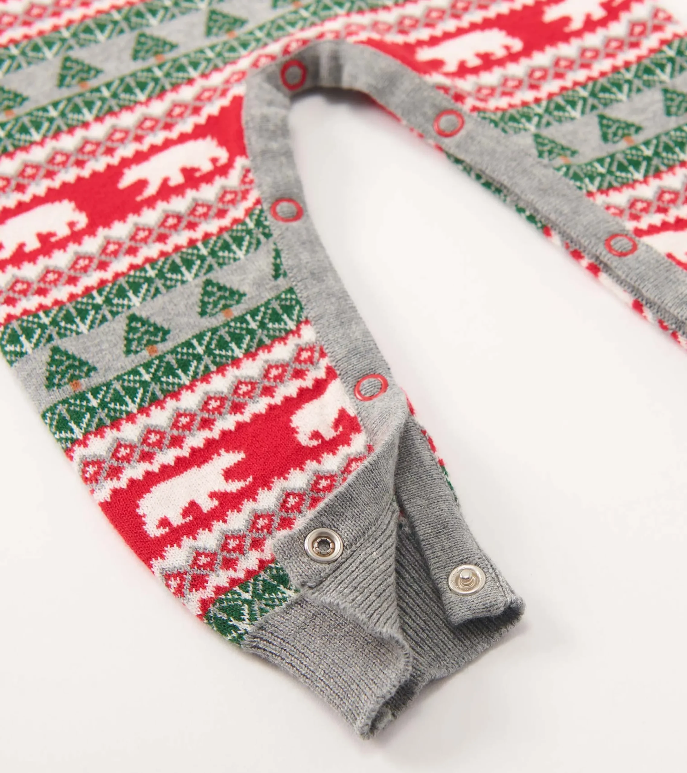 Sale Hatley Baby Polar Bear Fair Isle Sweater Romper