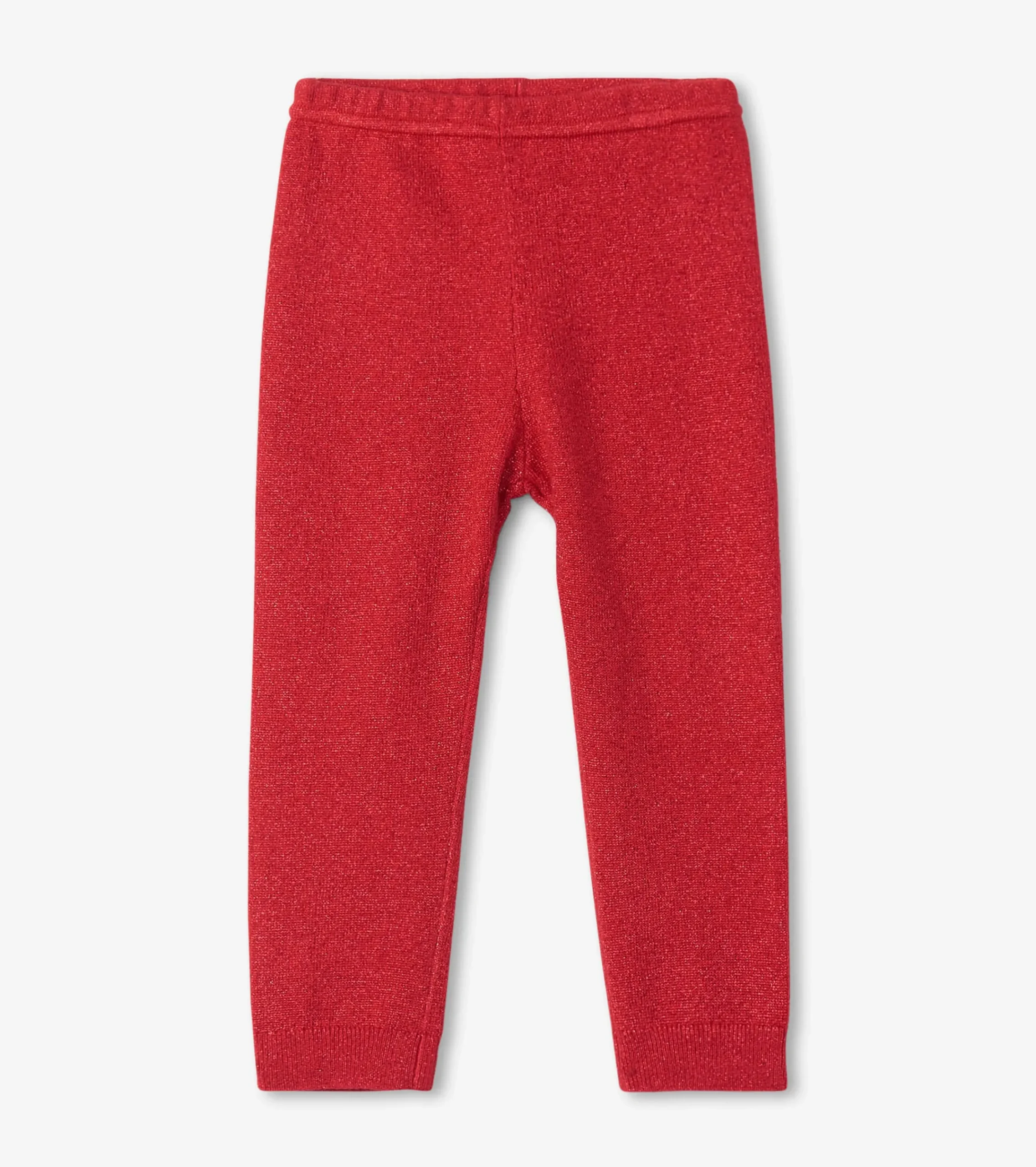 Hot Hatley Baby Red Shimmer Cable Knit Leggings