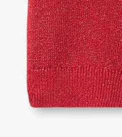 Hot Hatley Baby Red Shimmer Cable Knit Leggings