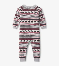 Best Hatley Baby Stag Fairisle Sweater Onesie