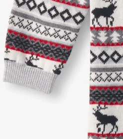 Best Hatley Baby Stag Fairisle Sweater Onesie