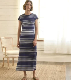 Clearance Hatley Blake Dress - Patriot Blue Stripes
