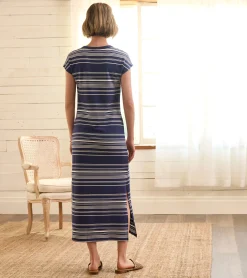 Clearance Hatley Blake Dress - Patriot Blue Stripes