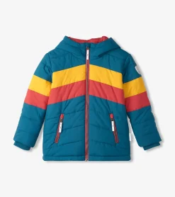 Discount Hatley Boys Aspen Colour Block Puffer Jacket