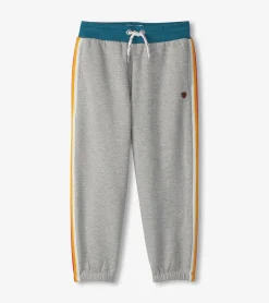 Outlet Hatley Boys Athletic Grey Baggy Track Pants