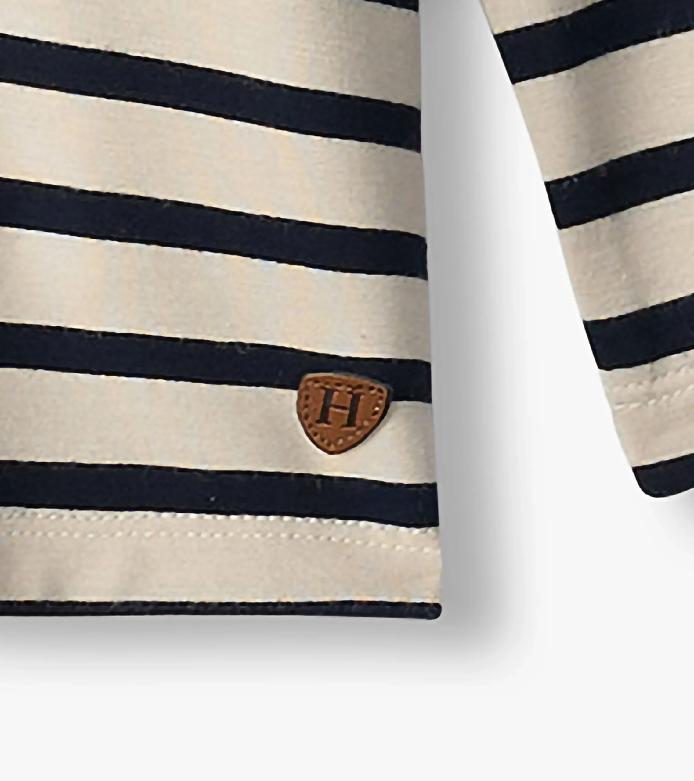 Online Hatley Boys Black & Cream Long Sleeve Bamboo T-Shirt