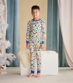 Online Hatley Boys Blue Falala Pajama Set