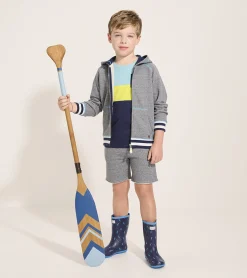 Clearance Hatley Boys Blue Flame Zip-Up Hoodie
