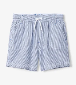 Online Hatley Boys Blue Stripes Woven Shorts