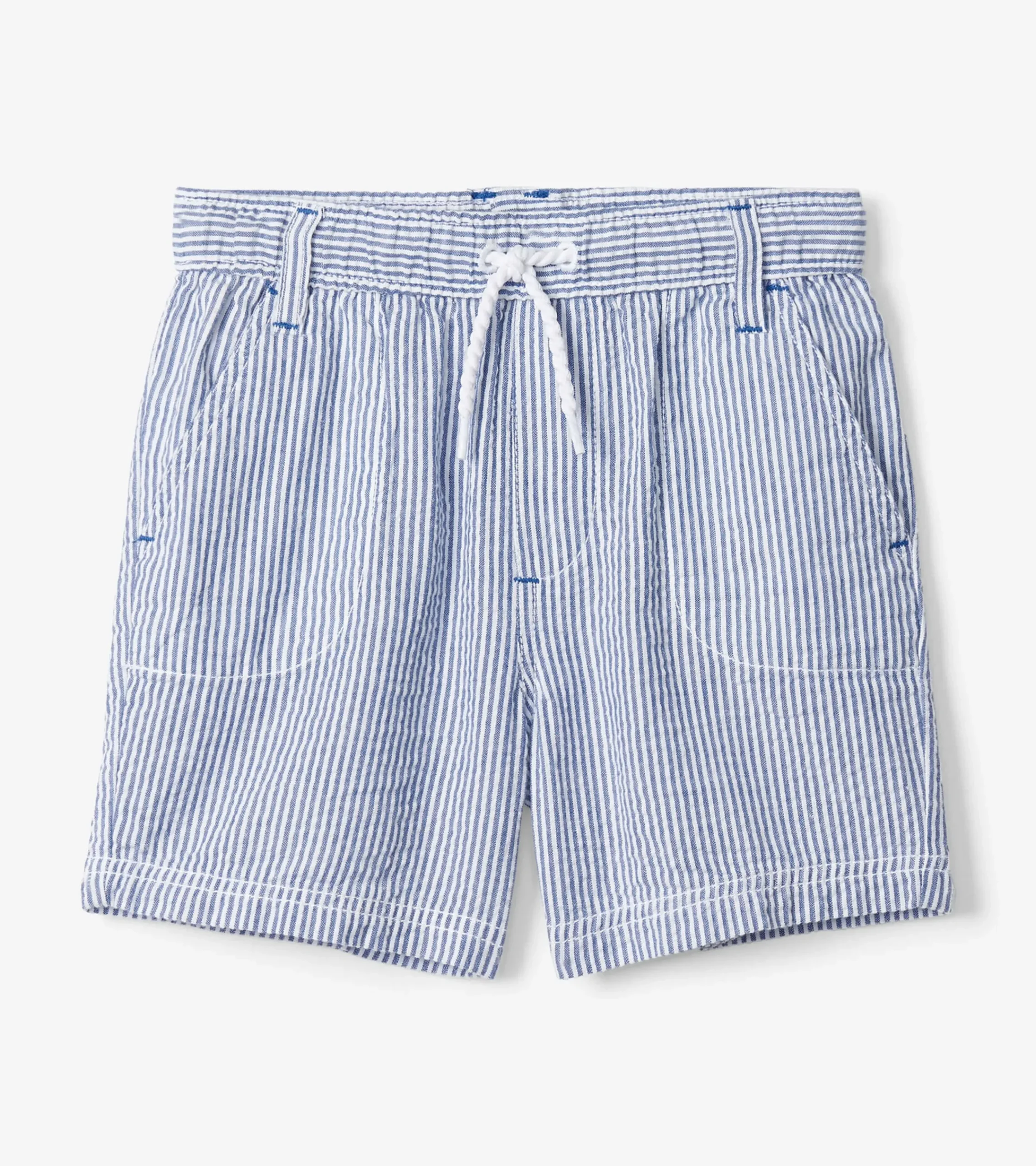 Online Hatley Boys Blue Stripes Woven Shorts