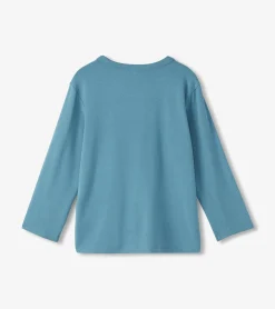 Hatley Boys Bluestone Long Sleeve Bamboo T-Shirt
