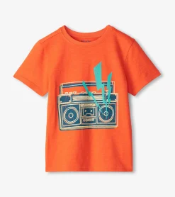 Sale Hatley Boys Boombox Glow in the Dark Graphic Tee