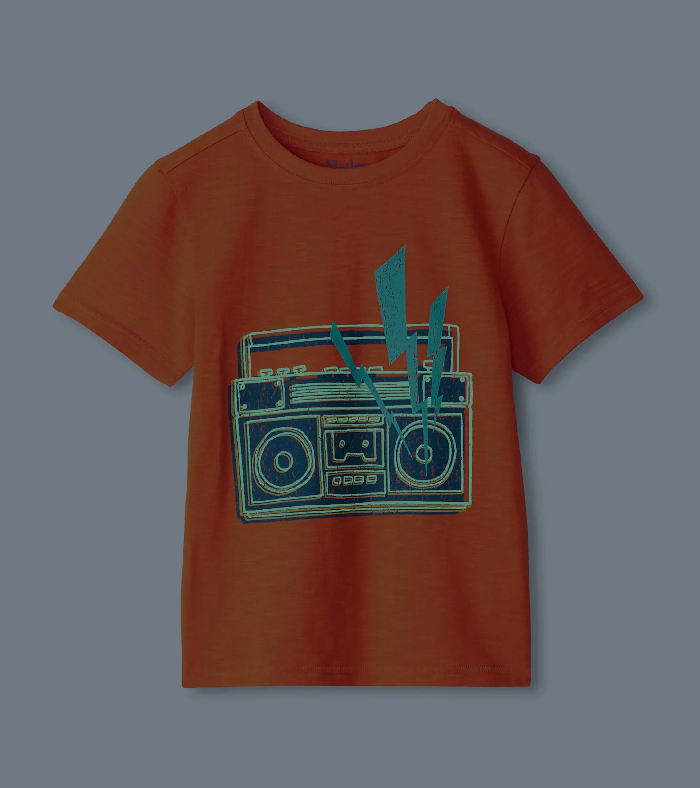 Sale Hatley Boys Boombox Glow in the Dark Graphic Tee