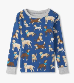 Best Hatley Boys Classic Dogs Organic Cotton Pajama Set