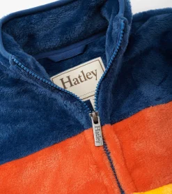 Best Hatley Boys Colour Block Fuzzy Fleece Zip-Up Jacket