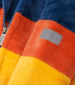 Best Hatley Boys Colour Block Fuzzy Fleece Zip-Up Jacket