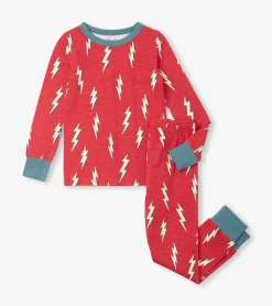 Hatley Boys Cool Bolts Pajama Set