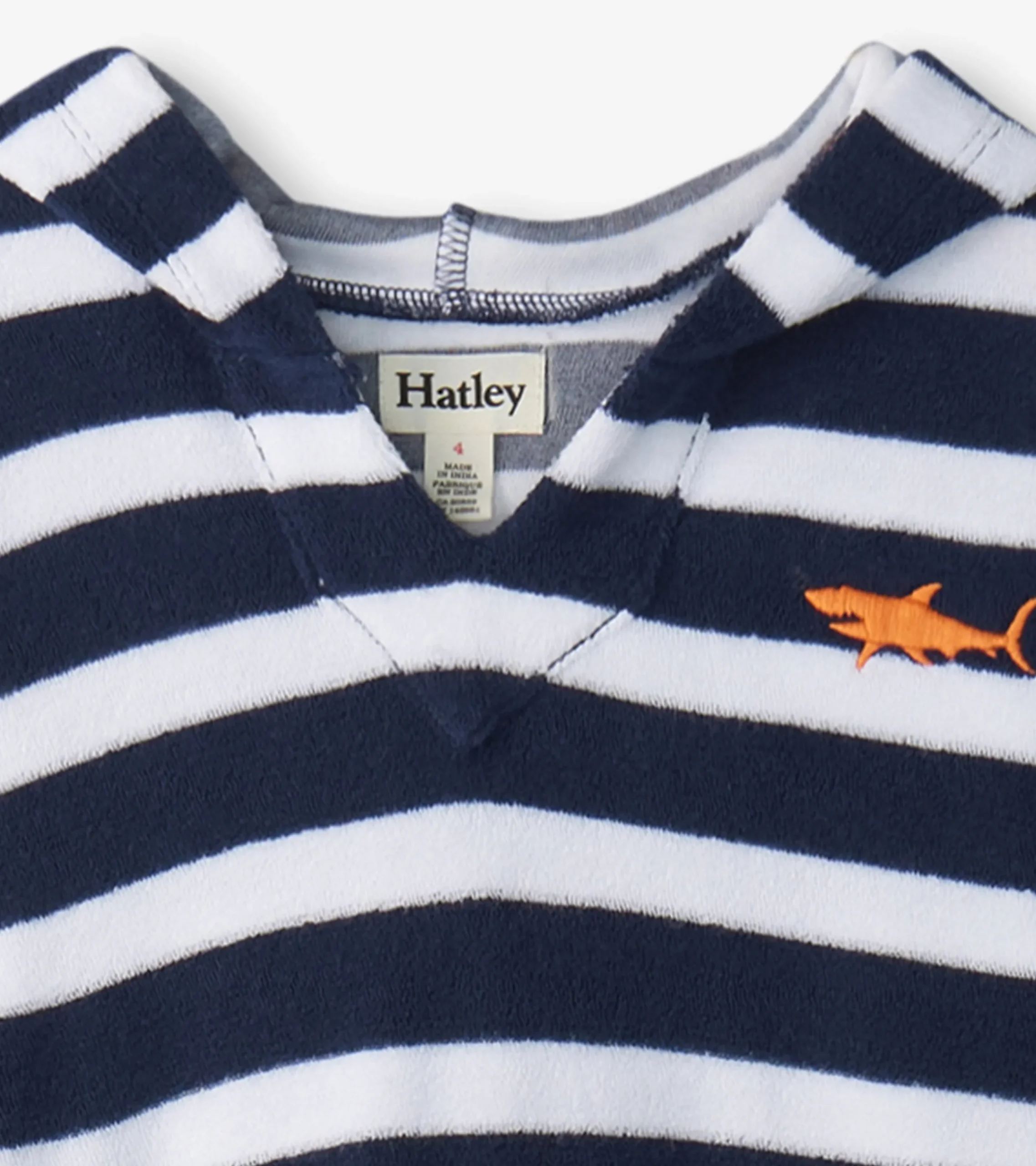 Sale Hatley Boys Deep Sea Stripes Terry Pullover Hoodie