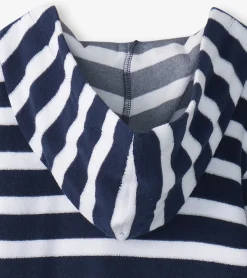 Sale Hatley Boys Deep Sea Stripes Terry Pullover Hoodie