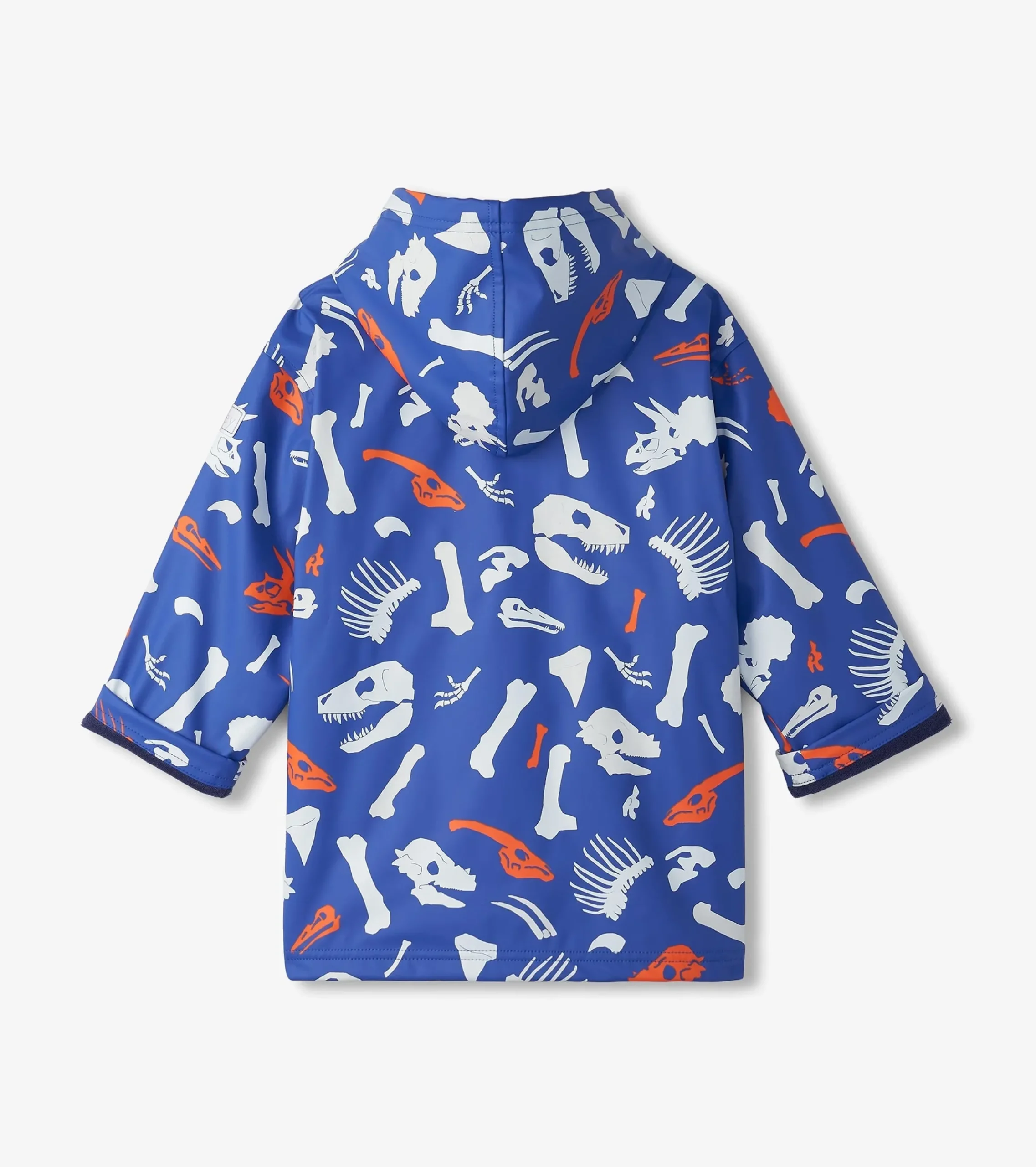 Clearance Hatley Boys Dino Fossils Colour Changing Zip-Up Rain Jacket