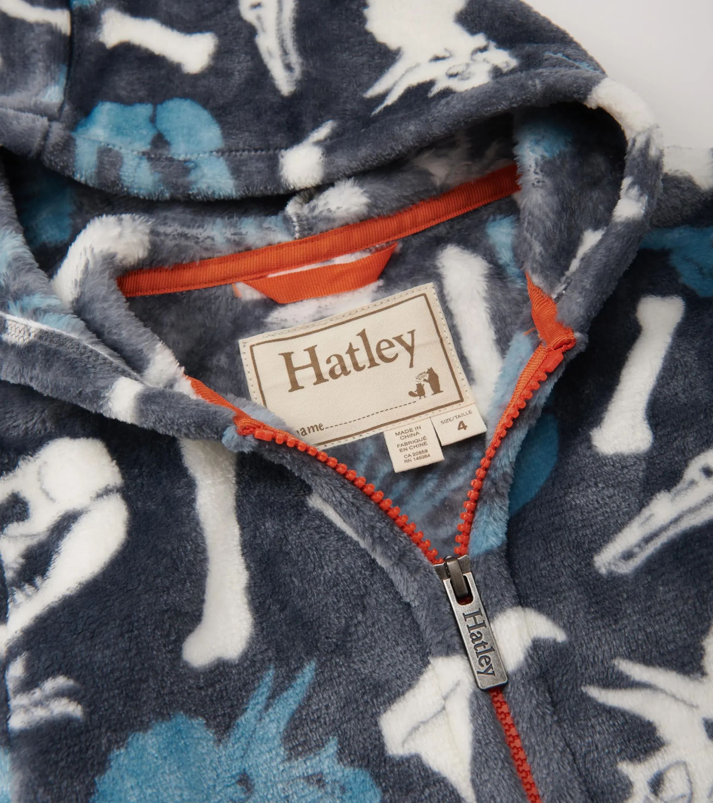 Best Hatley Boys Dino Fossils Fleece Zip-Up Hoodie