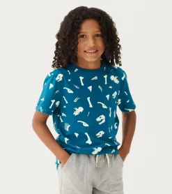 Outlet Hatley Boys Dino Fossils Glow in the Dark Graphic Tee