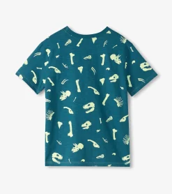 Outlet Hatley Boys Dino Fossils Glow in the Dark Graphic Tee