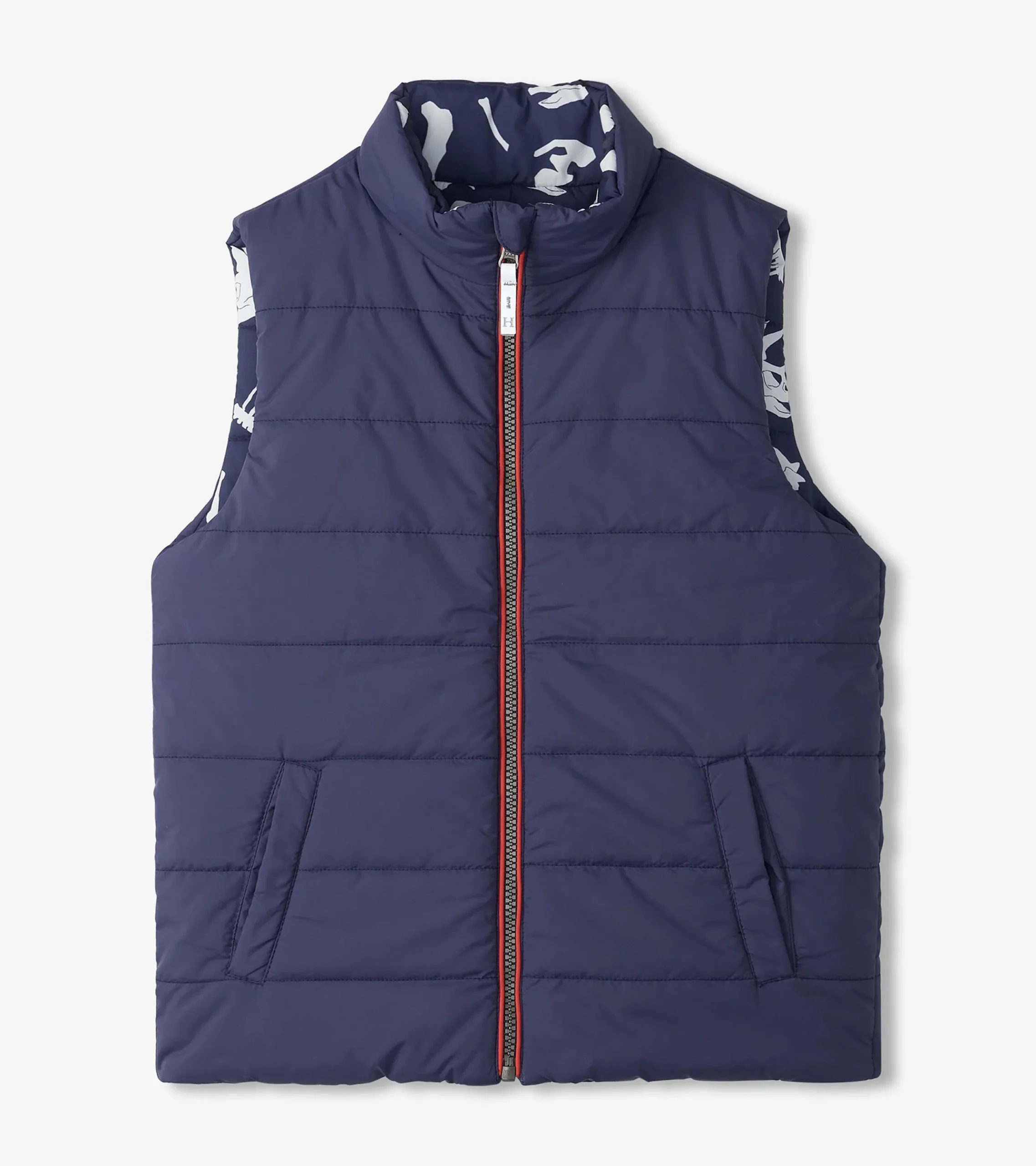 Hatley Boys Dino Fossils Reversible Quilted Vest