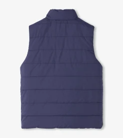 Hatley Boys Dino Fossils Reversible Quilted Vest