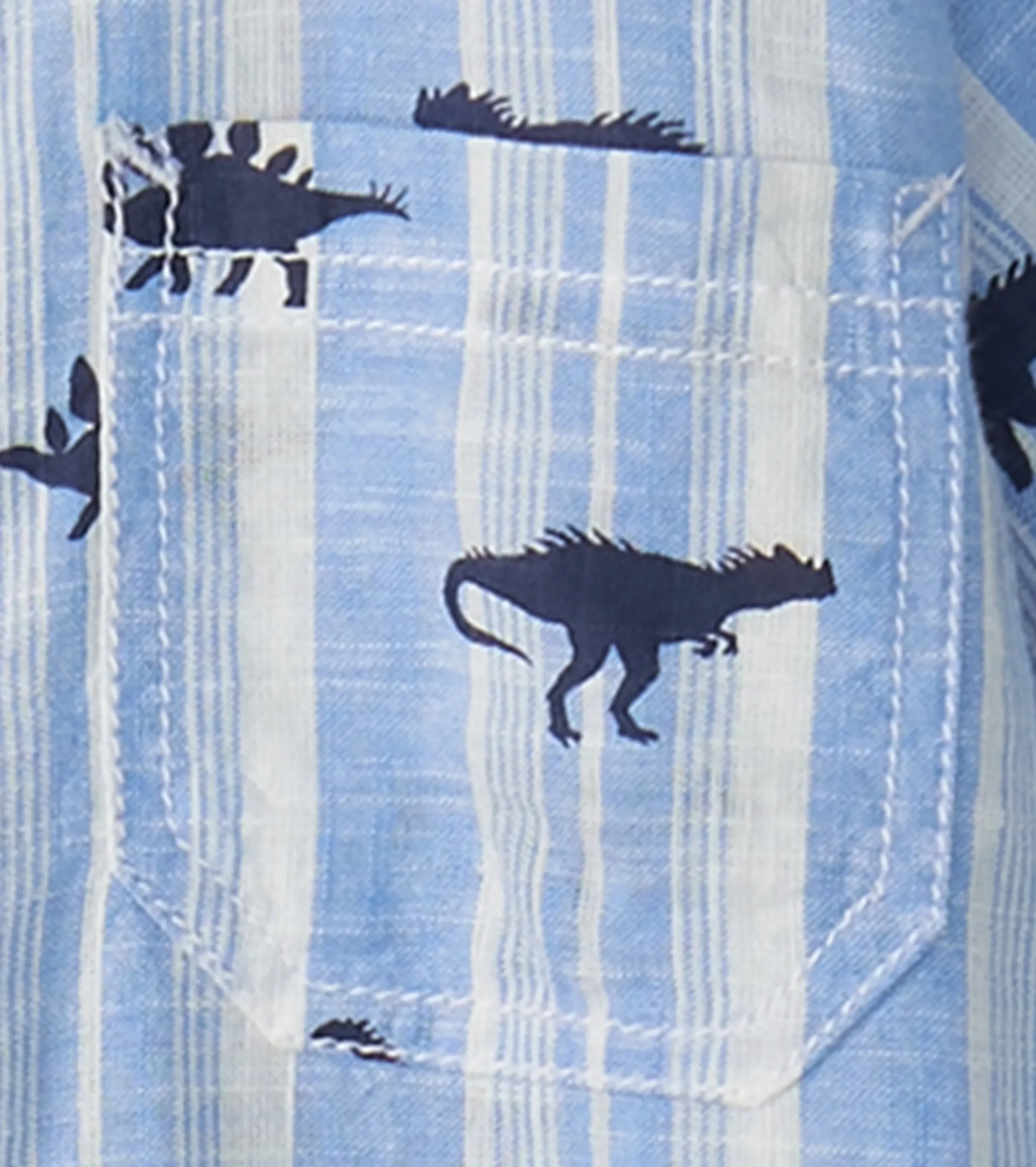 Sale Hatley Boys Dino Stripes Button Down Shirt
