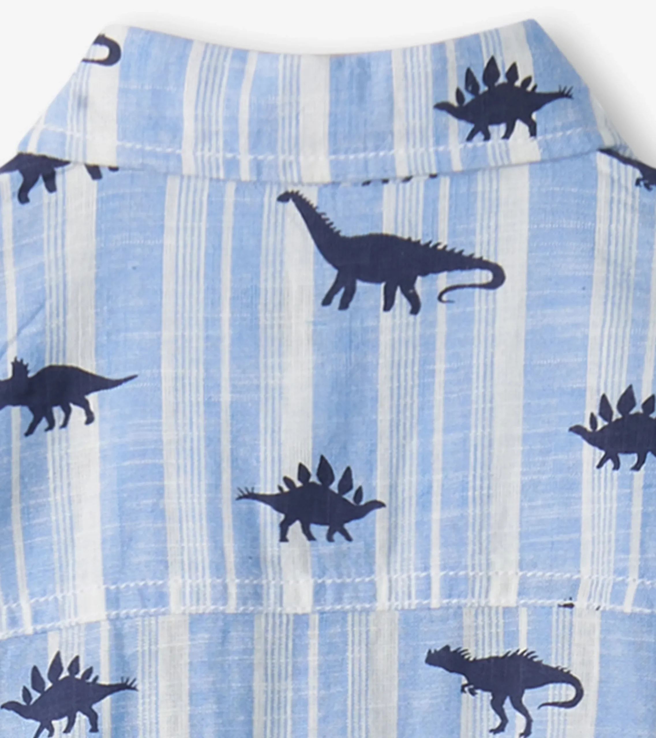 Sale Hatley Boys Dino Stripes Button Down Shirt