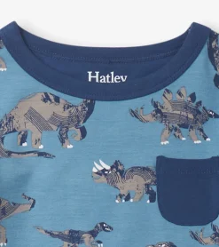Outlet Hatley Boys Dinosaur Bamboo Pajama Set