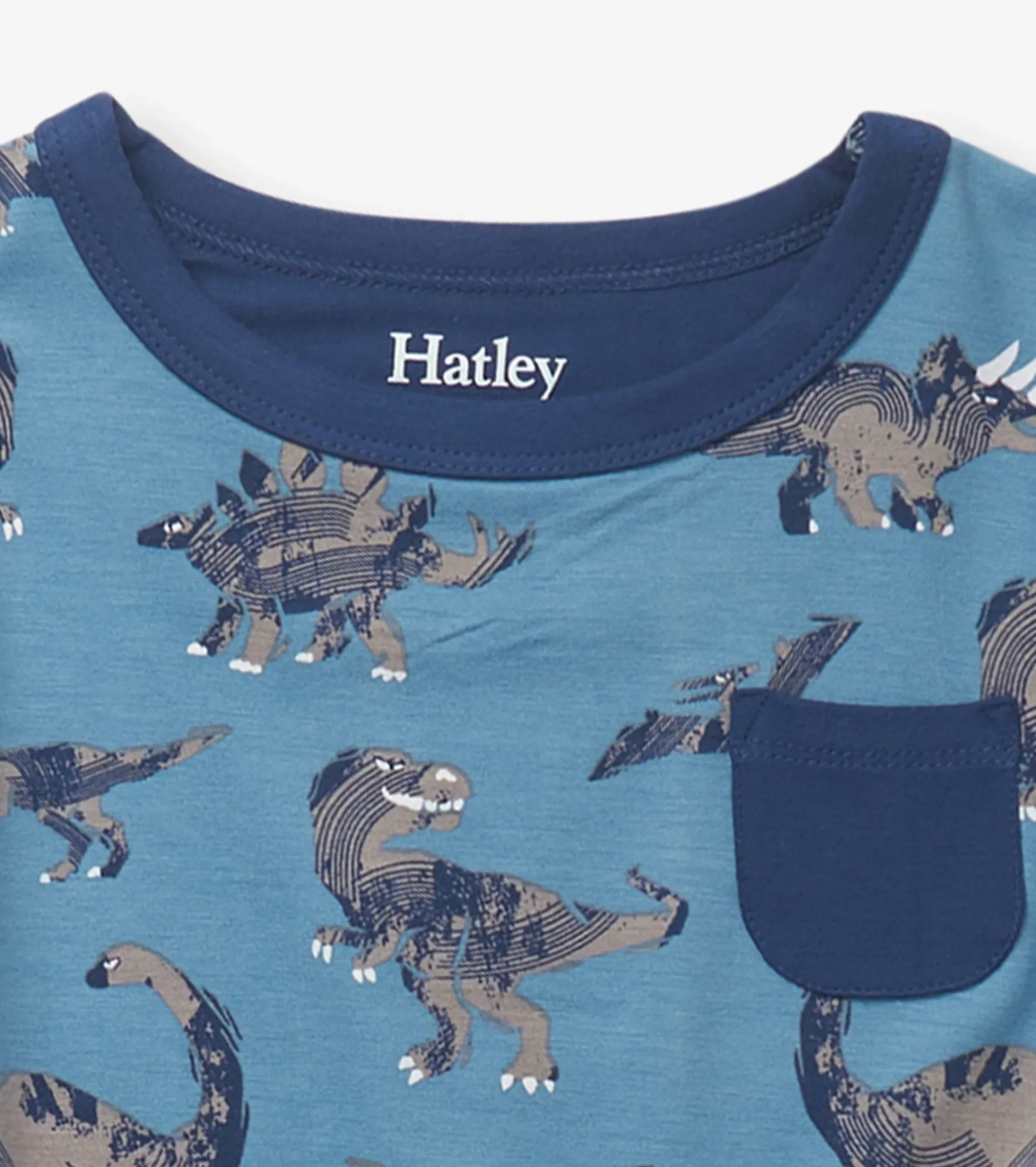 Hatley Boys Dinosaur Bamboo Short Pajama Set