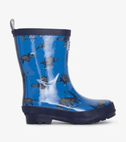 Best Hatley Boys Dinosaur Shiny Rain Boots