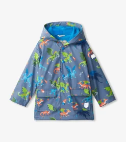 Best Hatley Boys Dragon Realm Button-Up Rain Jacket