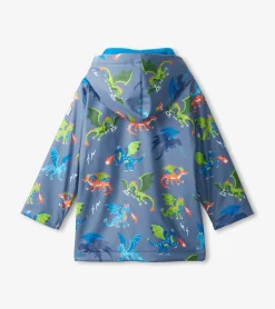 Best Hatley Boys Dragon Realm Button-Up Rain Jacket
