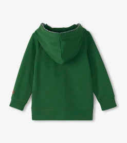Best Hatley Boys Eden Green Zip-Up Hoodie